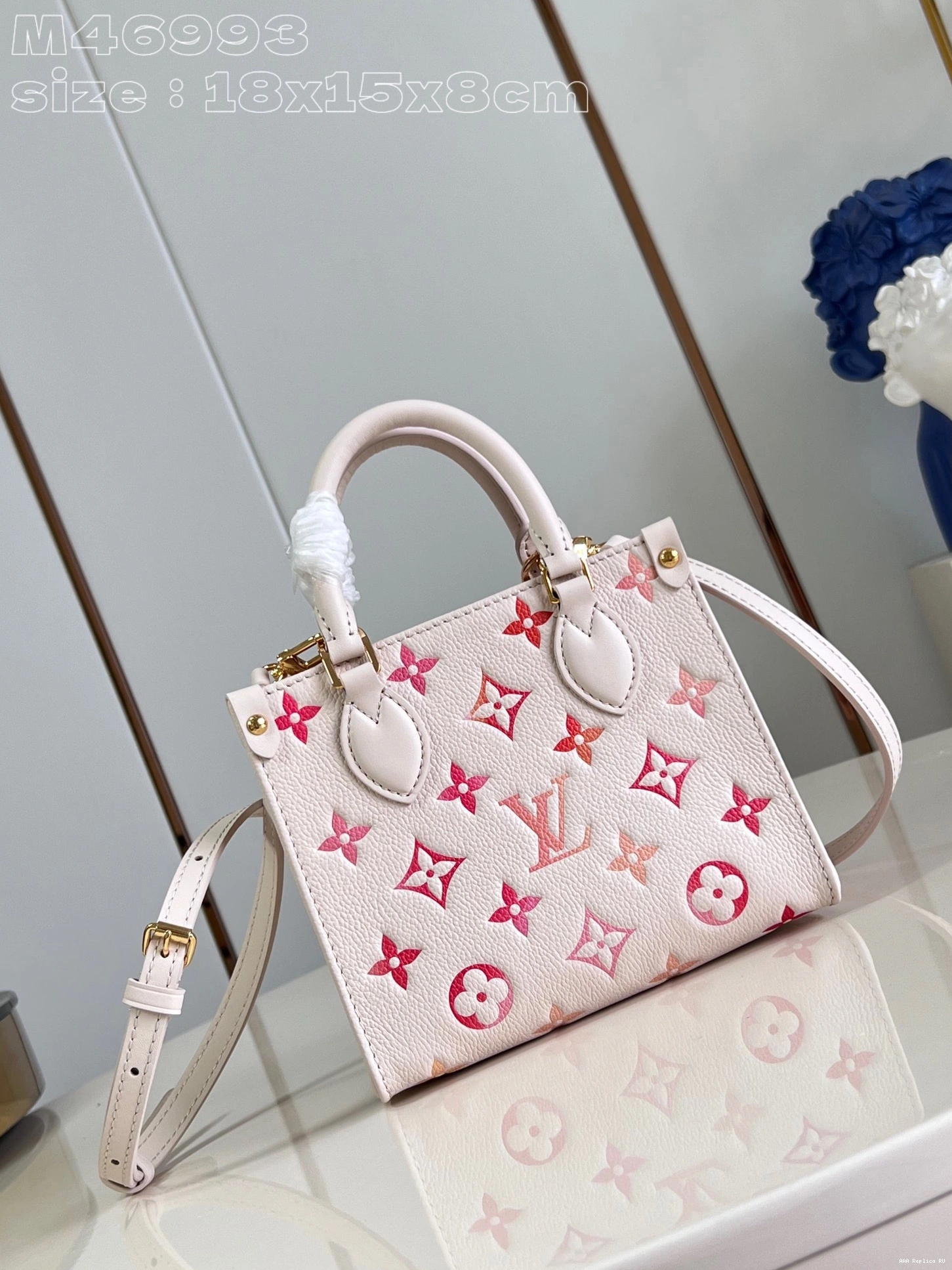 Aaa replica bags ONTHEGO LOUIS BB-18*15*8.5cm VUITTON 0811